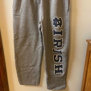 Jansport Notre Dame grey sweatpants